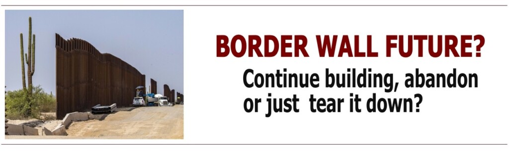 Border Wall contruction halted by Joe Biden - tear it down or leave it?